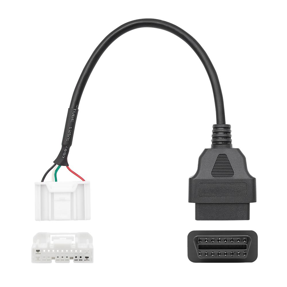 For Tesla 12pin 20pin 26pin To 16pin Male Female OBD2 Cable Connector Model 3 Model Y OBD 2 OBDII Diagnostic Tool Auto Adapter