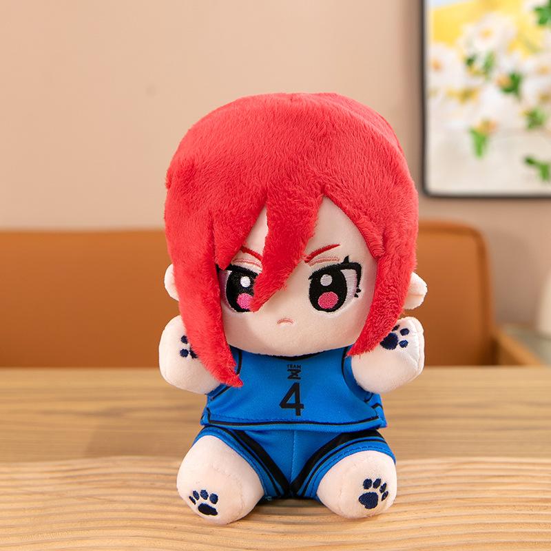 

Cartoon BLUE LOCK Anime Cute Bachira Meguru Isagi Yoichi Doll Children Toys Gift 20CM