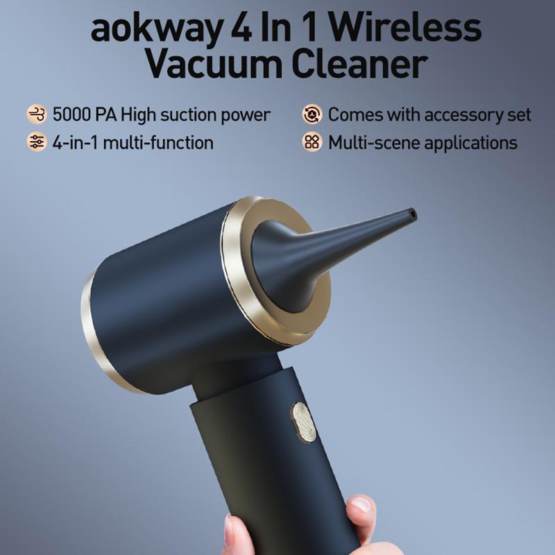 Youpin Car Vacuum Cleaner Strong Suction Mini Portable Wireless Powerful Cleaning Machine For Car Home Cleaning Machine