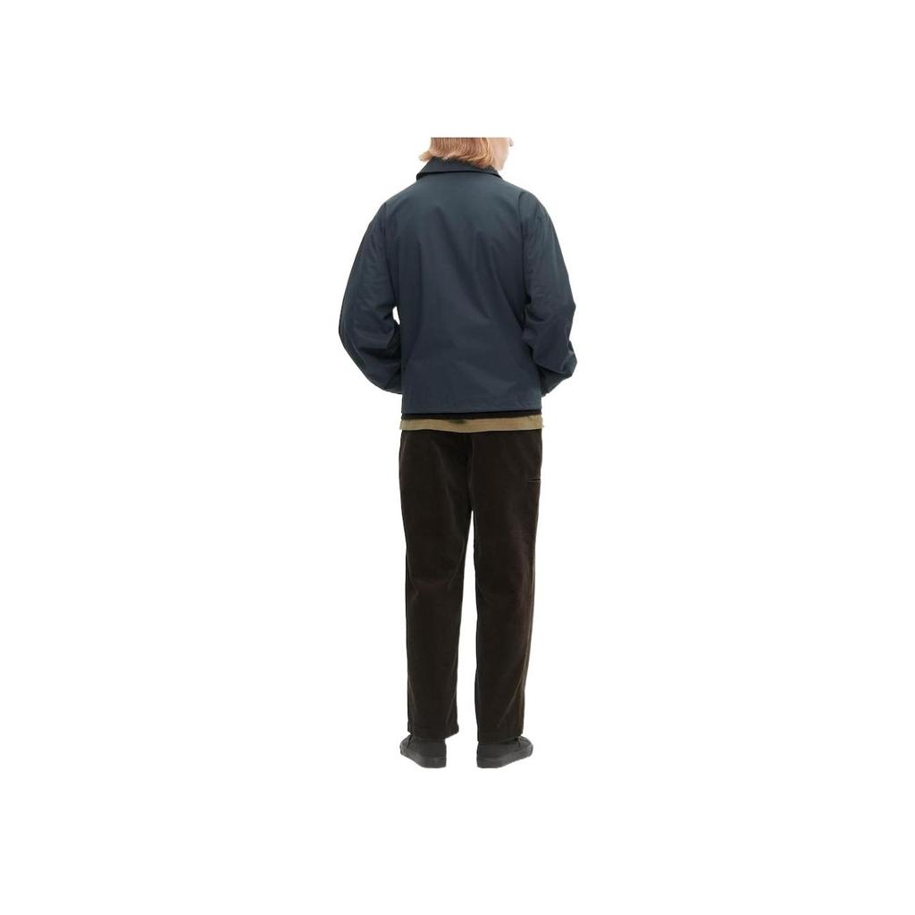 UNIQLO Solid Color Lapel Single-Breasted Casual Jacket Unisex jackets Ocean-Blue 452170