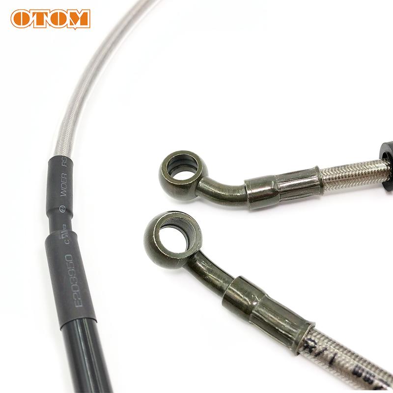 OTOM Motocycle Front And Rear Brake Oil Hose For HONDA CR125 CR250 CRF250RX CRF450R YAMAHA YZ YZF 125 250 450 Brake Tubing Cable