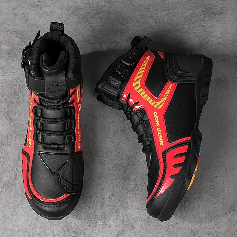 Motorcycle Cycling Four Seasons Off Road Motorcycle Boots Racing Short Boots Four Seasons Motorcycle Travel Equipment