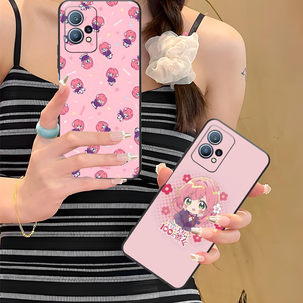Anime Hakari Hanazono Matte TPU Mobile Phone Case for Huawei P60 P50 P40 P30 P20 P10 P9 P8 Pro Lite Plus Colorful Printing Cover
