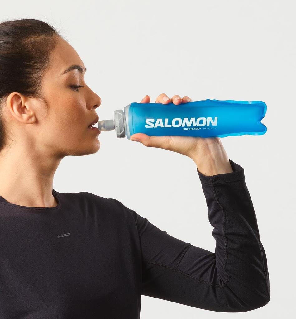 Salomon Soft Flask Hydration Clear LC2337700 Bottle, 500ml/17oz, ULT, Blue/NS,