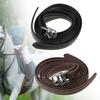 2Pcs Stirrup Leathers Equestrian Gear 1.35 M Length Supplies Premium Horse Riding Equipment with Stainless Steel Buckles