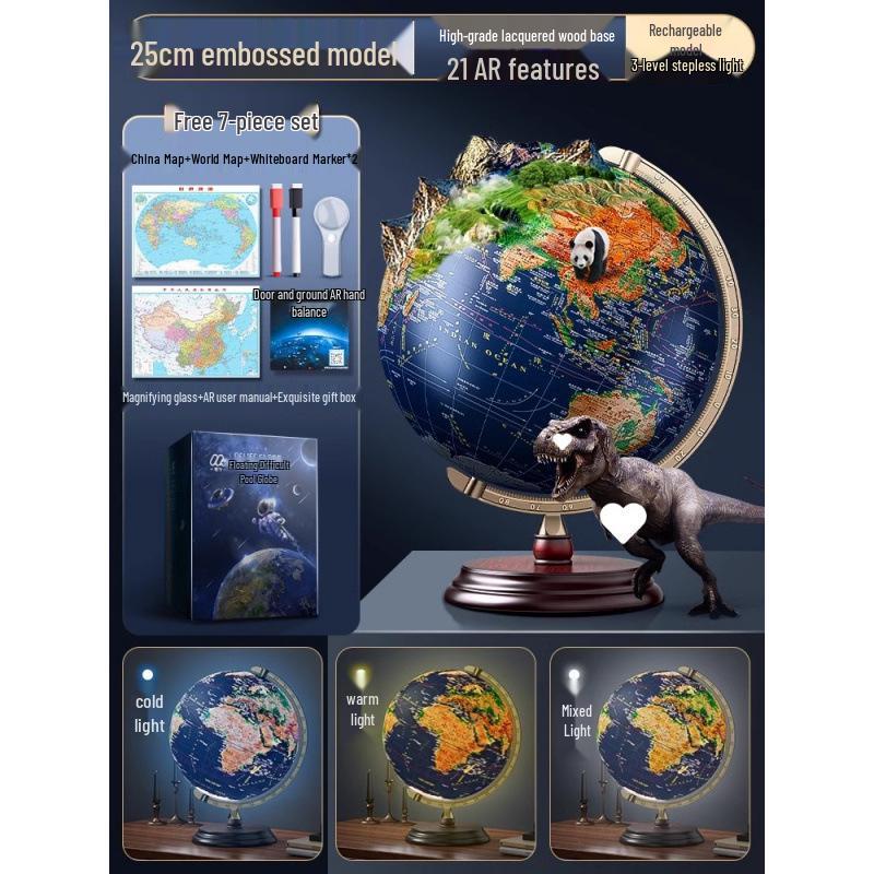 3D Magnetic Levitation Globe for Elementary and Junior High Students