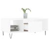 Vidaxl Stolik Kawowy, Biały 90X50X36,5 Cm, Materiał Drewnopochodny