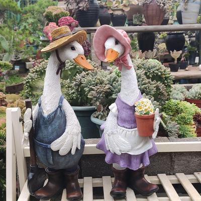 Figurine Mini Resin Duck for Sculpture Decor Pond Outdoor Villa Courtyard
