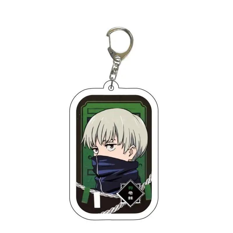 Jujutsu Kaisen Anime Schlüsselanhänger Itadori Yuji Gojo Satoru Cartoon Acryl Taschenanhänger Schlüsselanhänger Anhänger Cos Zubehör