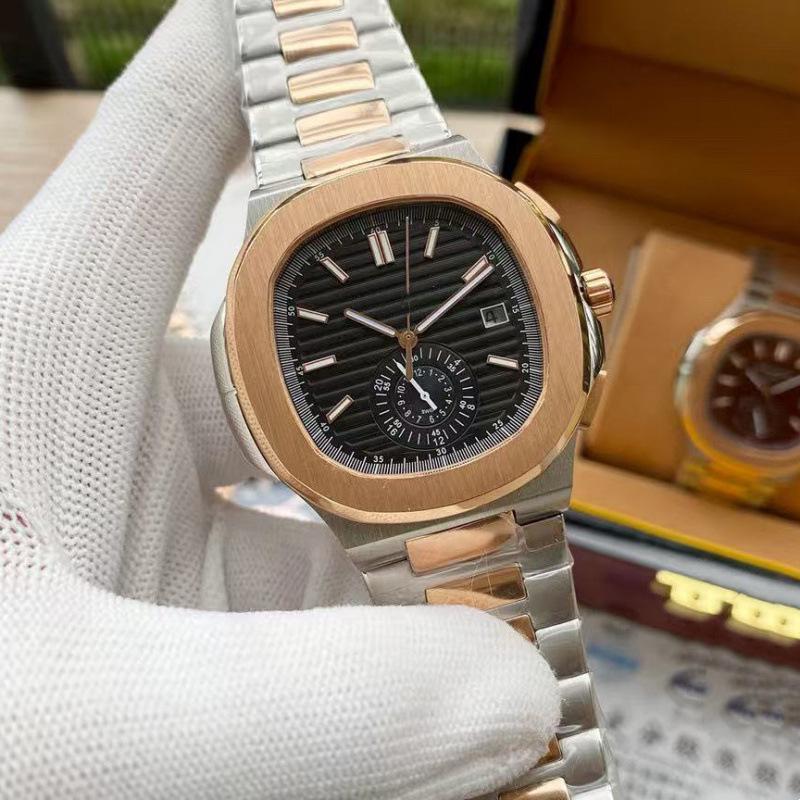 Patek Philippe Nautilus 5980 Otomatik Paslanmaz Çelik Kronograf Erkek Kol Saati