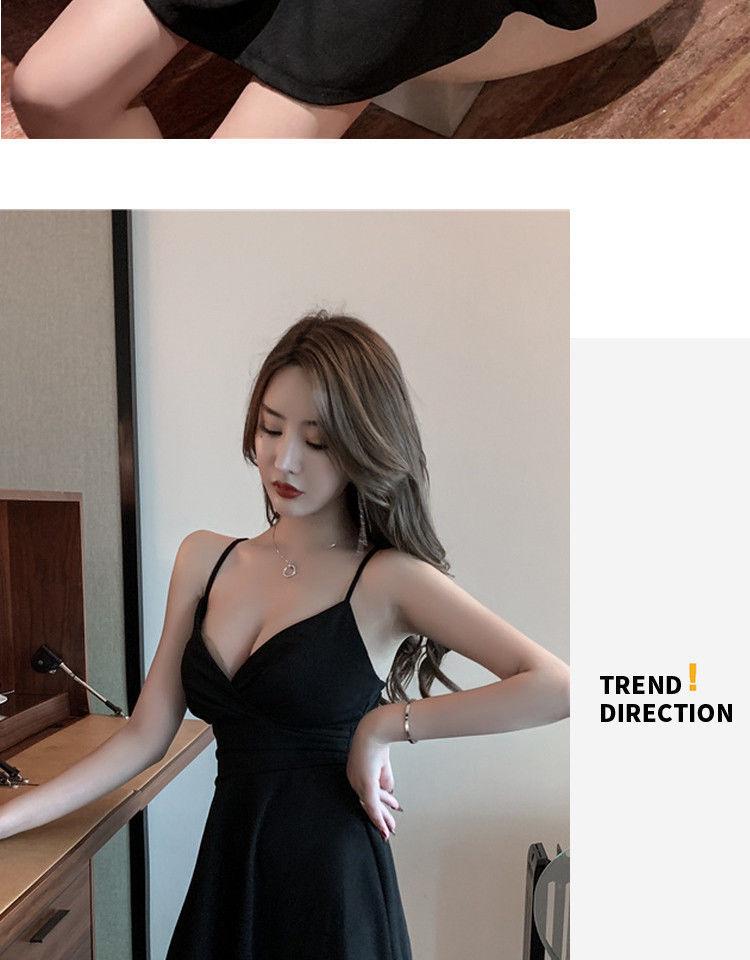 Sexy Strappy Deep V A-Line Club Dress