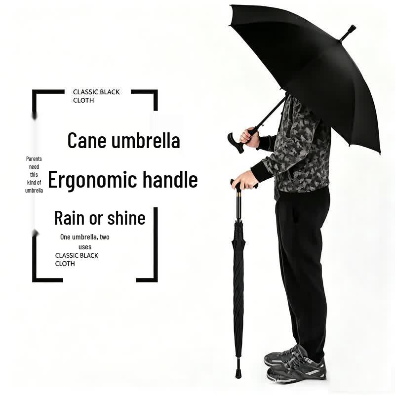 UV Protect Long Handle Walking Stick Umbrella