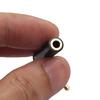 Right Angle 3.5mm OMTP To CTIA Male To Female Audio Plug Jack Adapter Converter