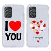 Ich liebe dich Rosa Herz Hülle Für Samsung A15 A13 A35 A55 A51 A71 A41 A31 A21S A03S A05 A17 A23 A25 A33 A53 A73 5G A07 4G Hülle