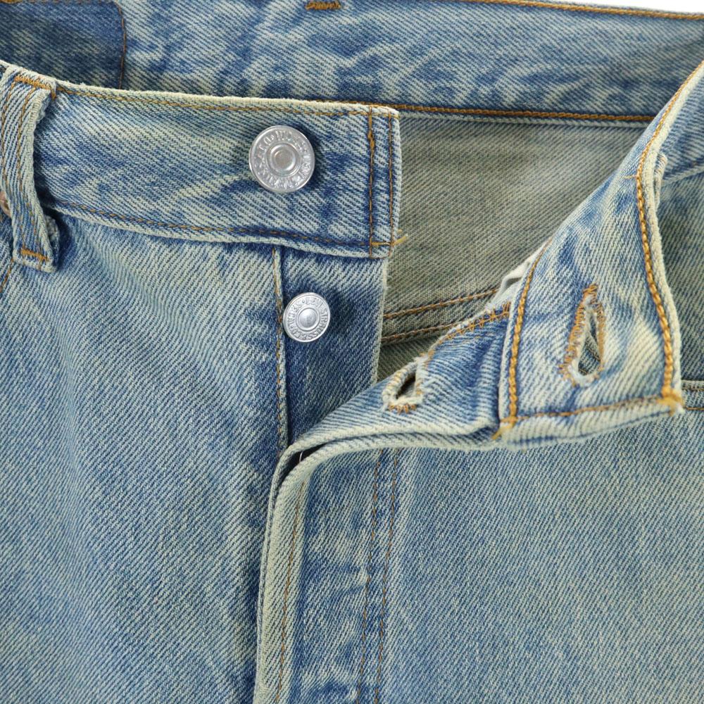 Levi's 90s 501 Old Denim pants W30 Wash blue Jeans button fly Men's Used