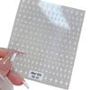 Adesivo per Manicure Ultra Lucido Autoadesivo Facile da Applicare Non Sbiadisce Adesivo Fai da Te Sottile Bianco Dorato Nero Argento