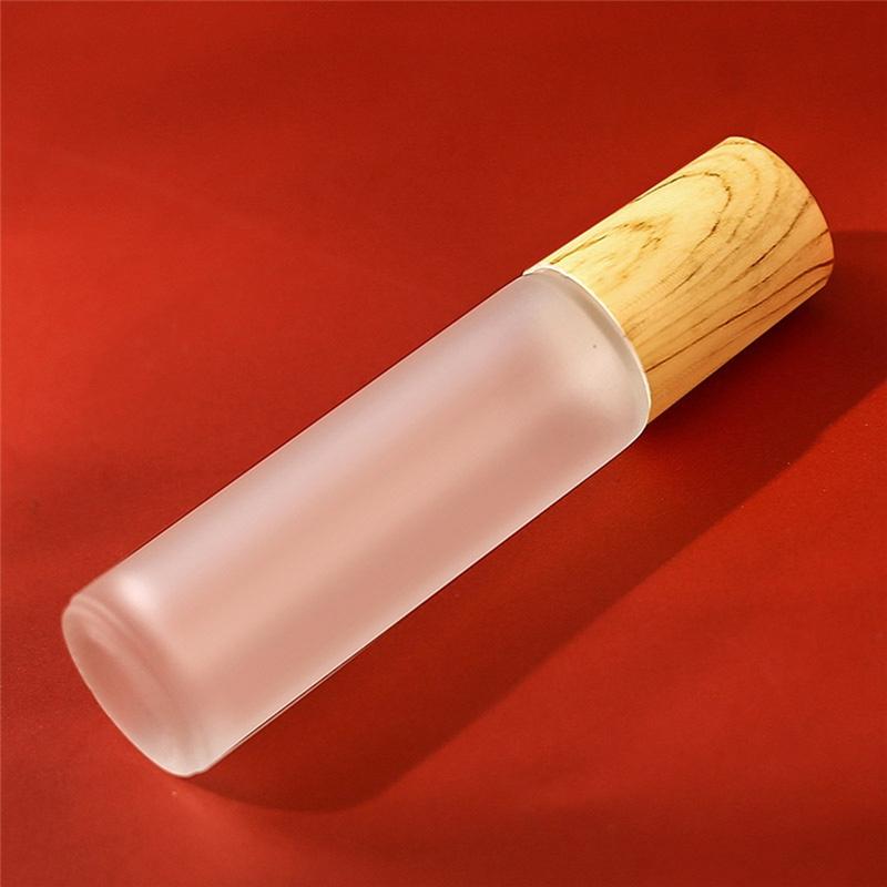 AEE2-10Pcs Roll-On Bottle Small Cosmetic Packing Perfume Bottles Liquid Container Roll-On Bottle For Travel