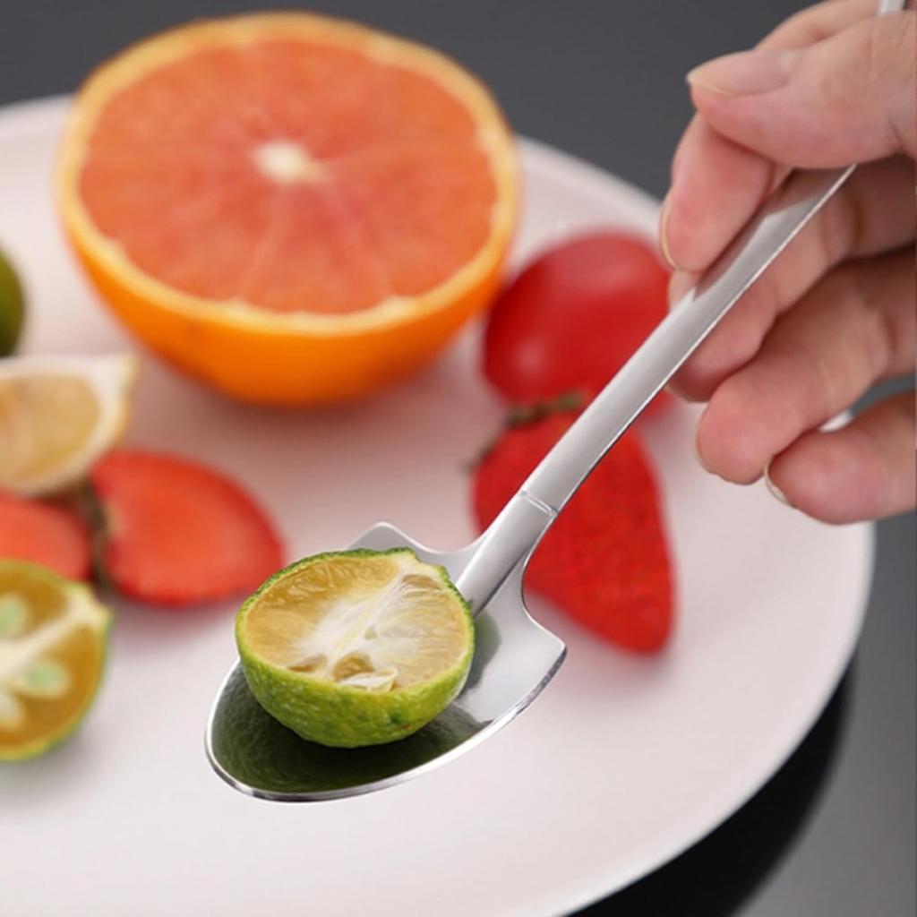 Stainless Steel Dessert Spoon Ice Cream Spoon, Elegant Shovel Shape, Suitable for Ice Cream, Ice Cream, Tiramisu, Etc., Modern Home Kitchen Utensils
