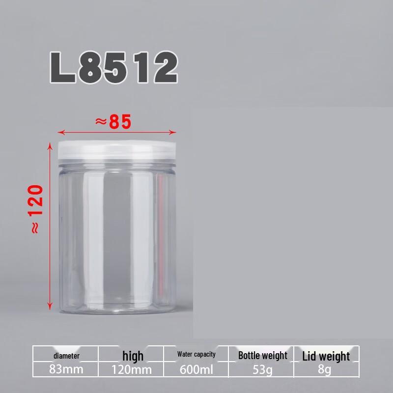 Yunrui Transparent Plastic Storage Jar