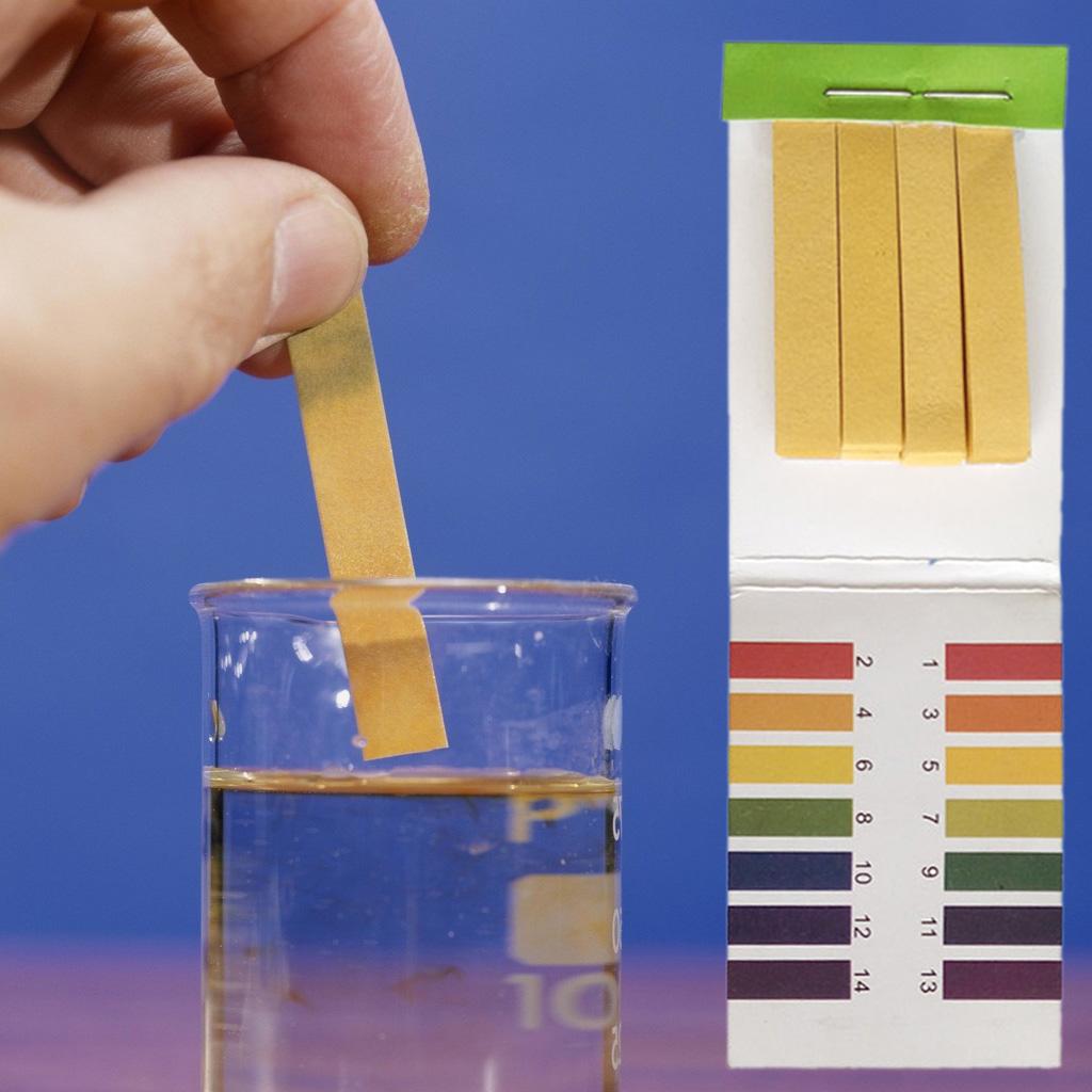 72-Count Aquarium Test Strips pH 1-14 Quick Results Water Soil Cosmetics Testing