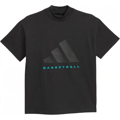 adidas BASKETBALL COLLECTION CHAPTER 03 LOGO TEE Short Sleeved T-shirt JN6073 XL чёрный