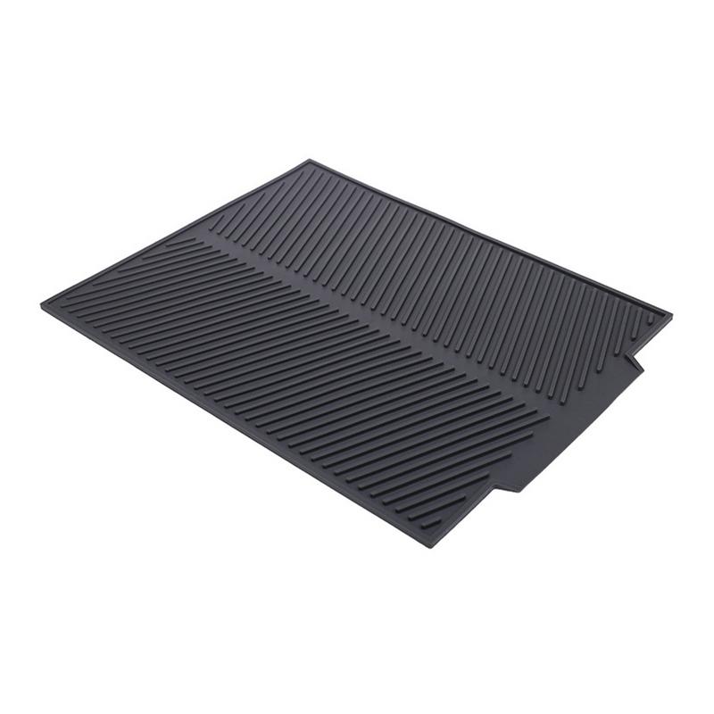 Silicone Draining Board Mat Dish Drying Mat Draining Mat Foldable Eco-Friendly Drainer Mat Large Drain Pad Heat Resistant Pot