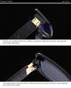 971 Anti-Blue Light White Film Export Modern Narrow Glasses European and American Street Photography Sun Glasses