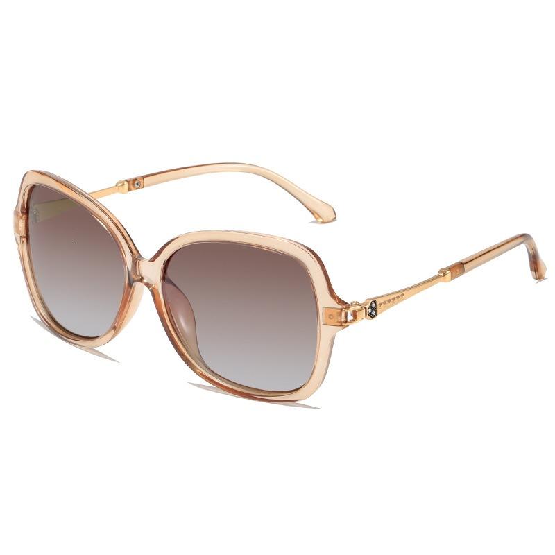 Sunglasses for women's new trendy anti-ultraviolet polarized light, small face, driving myopia sunglasses