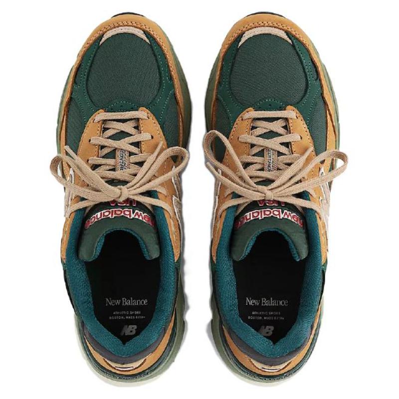 New Balance 990v3 MiUSA Tan Green Sneakers M990WG3
