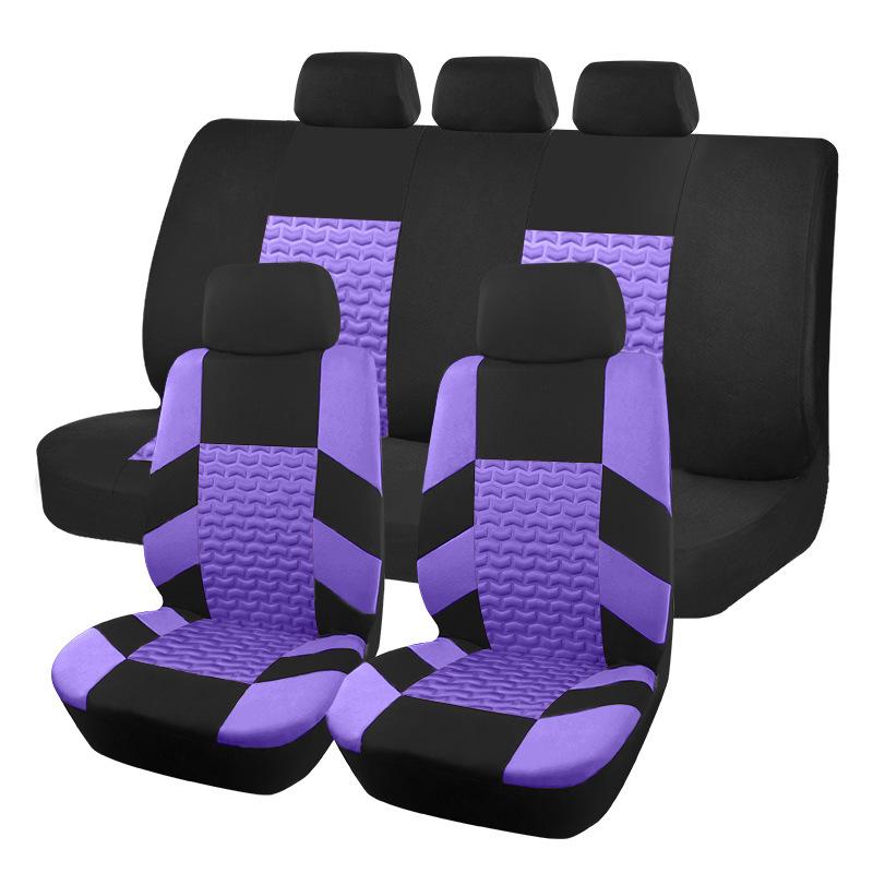 Fashion Universal Full Set Car Seat Covers Auto Seat Decoration Rear Front Auto Seat Cover Car Cushion Protector Case Cover