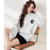 TonLion Women's 2025 Towel Embroidery Letter Hooded Sweatshirt