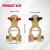 Brass Battery Pole Terminals Suitable for Motorcycles Cars Trucks Boats Caravans 12V or 24V Voltage Easy Installation