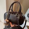 Retro Casual Hand-held Small Square Bag, Fashionable Single-shoulder Bag, Simple Commuting Crossbody Bag