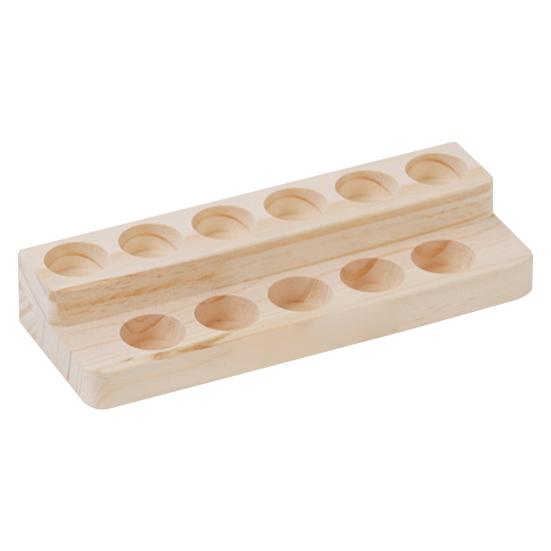 Essential Oil Display Stand Storage Rack Single/Double Layer Large Capacity Wooden Perfume