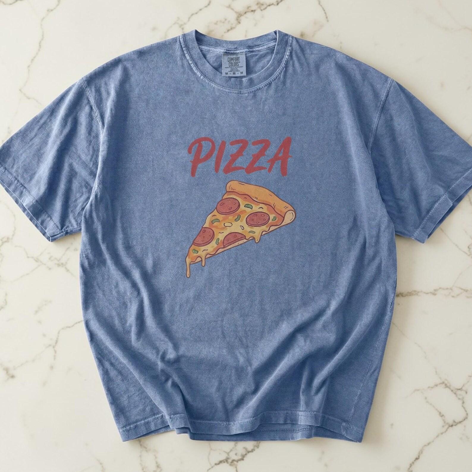 Pizza Slice Shirt, Italian Food Graphic Tee, Comfort Colors Unisex T shirt, Pizza Lover Gift, Foodie Tee, Funny Food Shirt, Pepperoni Pizza 4XL