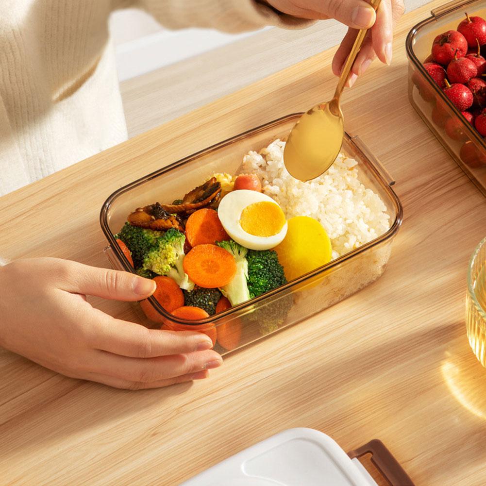 Vacuum Food Storage Box Fresh-Keeping Canister Sealed Storage Large Capacity Container Dispenser for Kitchen Food Storage Box