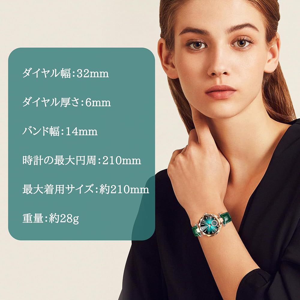 Women's Analog Quartz Watch Leather Strap Slim Waterproof Casual Fashion Timepiece