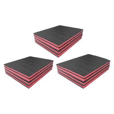 4x Werkzeugkasten Schaumstoffeinlagen Multifunktionspaket Verpackungsschaumstoffpolster für Tischplatten-Miniaturen Werkzeugkastenpolsterung Hartschalenkoffer Versand