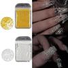 Nails Caviar Beads Metal Nail Beads Micro Pixie-Beads for DIY Nail Art Charms