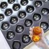 Bingyue 40-Kammer Antihaft-Aluminisierte Kastanienkuchenform