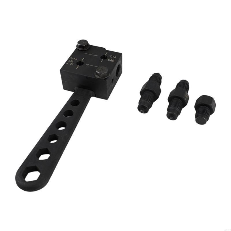 

Heavy Duty Brake Line Flaring Tool Set For Car And Motorcycle Metal Tubing Repair чёрный