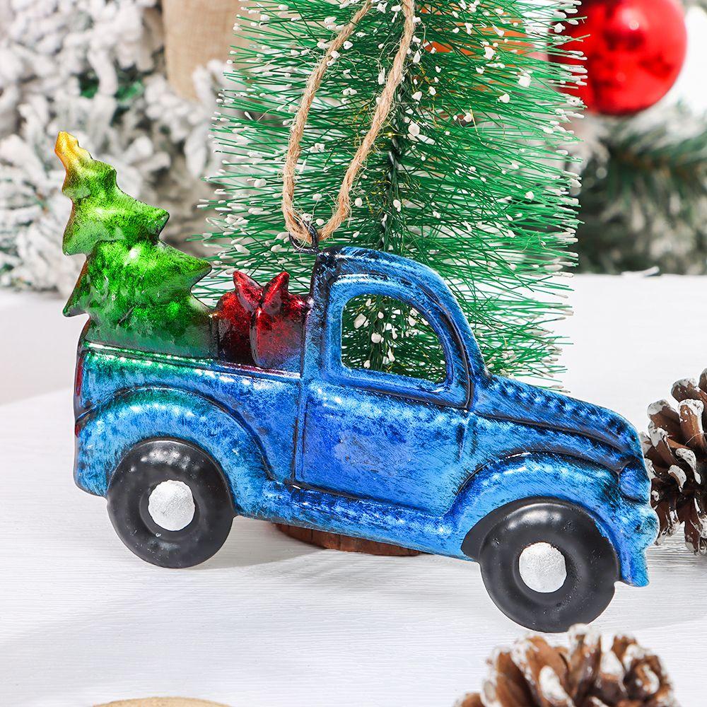 Klaus Sněhulák Vánoční Závěsné Ozdoby Tvar Domu Přívěsky na Nákladní Auto Auto Vánoční Strom Ozdoby