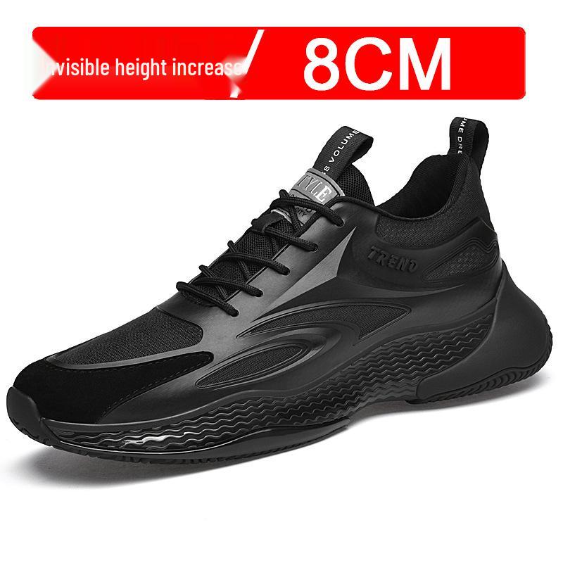 Men s Breathable Mesh Height-Increasing Running Shoes - Summer 2025 42