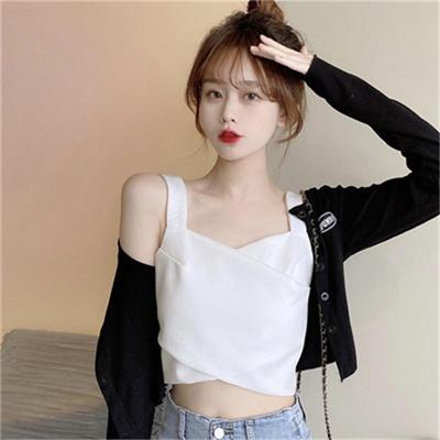 Französisches Heißes Mädchen Damen Ärmelloses Sport-Camisole