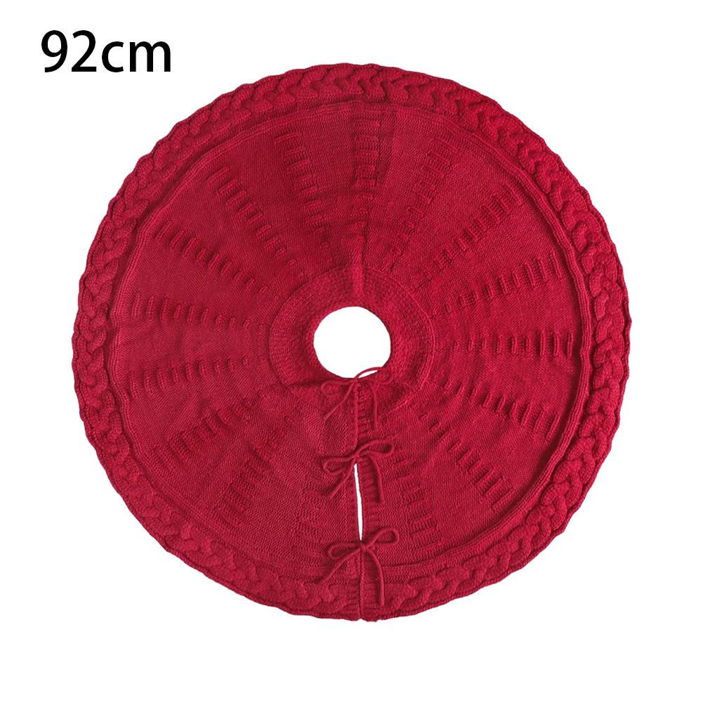 New Product Christmas Tree Skirt Knitted Tree Skirt Apron Christmas Tree Decorations Christmas Gifts Home Decorations