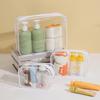 Large Capacity Transparent PVC Makeup & Toiletry Bag for Convenient Travel