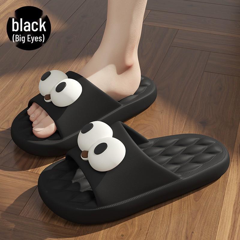 Men's and Women's Non-Slip Bathroom Sandals: Thick-Soled, Deodorant EVA Slippers for Home and Summer.