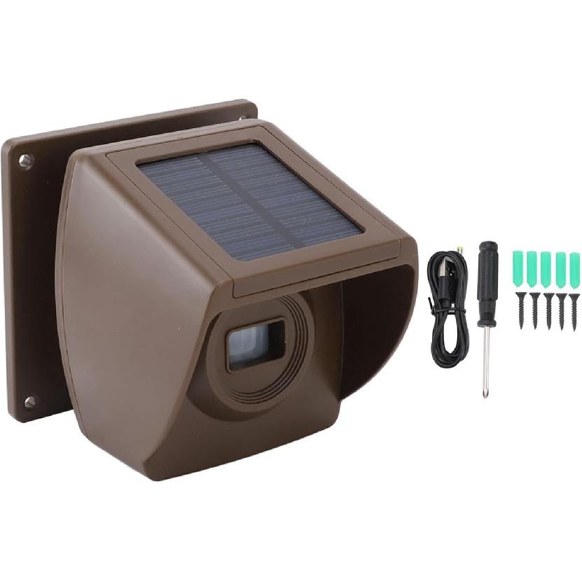 Driveway Alarm, Solar Powered Long Range Infrared Motion Detector for Outdoor Use, 800m for Garages