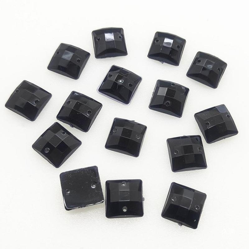 Ručně šité samolepky na taneční oblečení s kamínky, nepravidelné/kulaté tvary kapky vody, smíšené styly pro černé bazénové soutěže