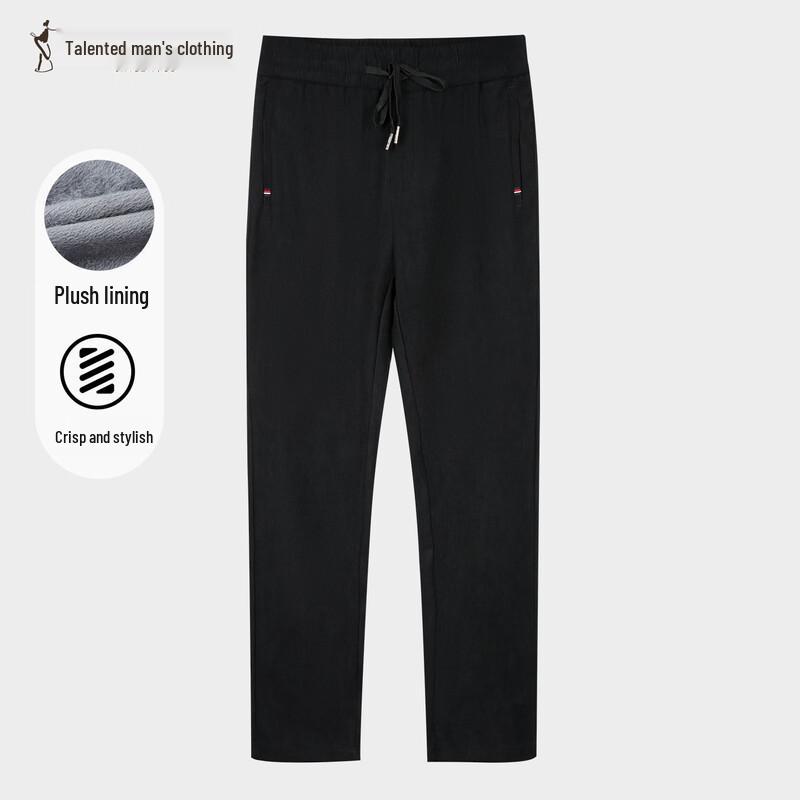 Caizi Herren Herbst/Winter Kord Casual Jogginghose